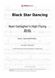 Sheet music, chords Noel Gallagher's High Flying Birds - Black Star Dancing