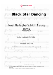 Sheet music, chords Noel Gallagher's High Flying Birds - Black Star Dancing