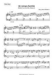 Sheet music, chords Elsa, Glenn Medeiros - Un roman d'amitié (Friend You Give Me a Reason)