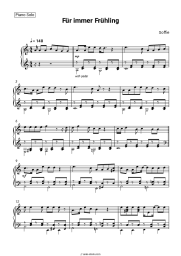 Sheet music, chords Soffie - Für immer Frühling