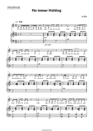 Sheet music, chords Soffie - Für immer Frühling