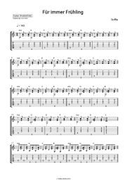 Sheet music, chords Soffie - Für immer Frühling