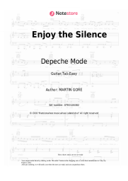 Sheet music, chords Depeche Mode - Enjoy the Silence