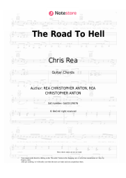 Sheet music, chords Chris Rea - The Road To Hell