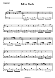 Sheet music, chords DAESUNG - Falling Slowly