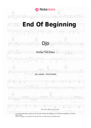 Sheet music, chords Djo - End Of Beginning