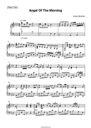 Sheet music, chords Juice Newton - Angel Of The Morning