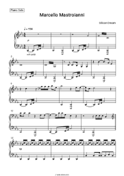 Sheet music, chords Silicon Dream - Marcello Mastroianni