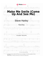 Sheet music, chords Steve Harley, Cockney Rebel - Make Me Smile (Come Up And See Me)