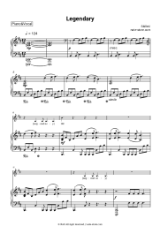 Sheet music, chords Skillet - Legendary