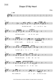 undefined Sting - Shape of My Heart