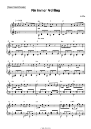 Sheet music, chords Soffie - Für immer Frühling