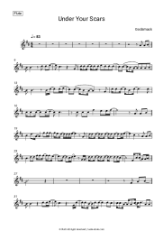 Sheet music, chords Godsmack - Under Your Scars