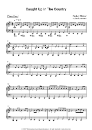 Sheet music, chords Rodney Atkins - Caught Up In The Country