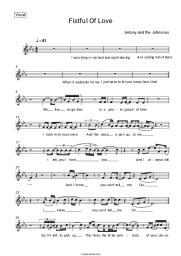 undefined Antony and the Johnsons - Fistful of Love