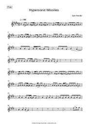 Sheet music, chords Sam Fender - Hypersonic Missiles