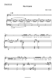 Sheet music, chords Eden Golan - Hurricane