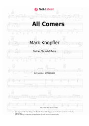 undefined Mark Knopfler - All Comers