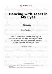 undefined Ultravox - Dancing with Tears in My Eyes