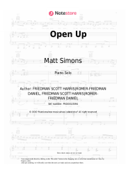 undefined Matt Simons - Open Up