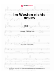 Sheet music, chords JAILL - Im Westen nichts neues