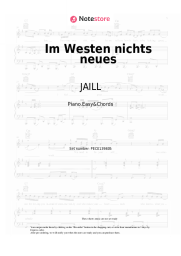 Sheet music, chords JAILL - Im Westen nichts neues