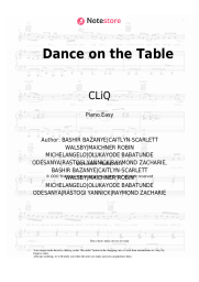 Sheet music, chords CLiQ, Caitlyn Scarlett, Kida Kudz, Double S - Dance on the Table