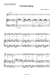 Sheet music, chords Harry Connick Jr. - Find Me Falling