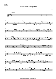 Sheet music, chords Griff - Love Is A Compass