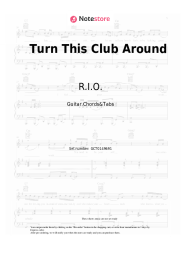 Sheet music, chords R.I.O., U-Jean - Turn This Club Around