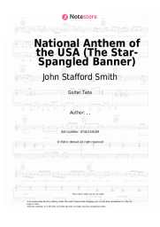 Sheet music, chords John Stafford Smith - National Anthem of the USA (The Star-Spangled Banner)