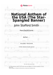 Sheet music, chords John Stafford Smith - National Anthem of the USA (The Star-Spangled Banner)