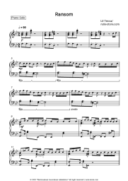 Sheet music, chords Lil Tecca - Ransom