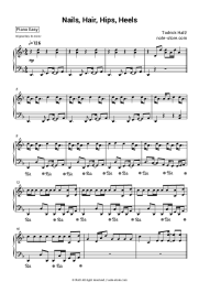 Sheet music, chords Todrick Hall - Nails, Hair, Hips, Heels