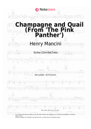 undefined Henry Mancini - Champagne and Quail (From 'The Pink Panther')