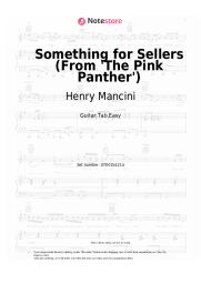 Sheet music, chords Henry Mancini - Something for Sellers (From 'The Pink Panther')