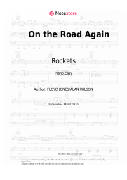 Sheet music, chords Rockets - On the Road Again