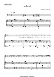 Sheet music, chords Soprano, Vincenzo - Le Coach