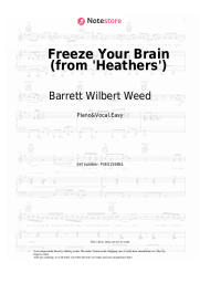 undefined Barrett Wilbert Weed, Ryan McCartan - Freeze Your Brain (from 'Heathers')