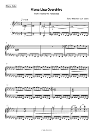 Sheet music, chords Juno Reactor - Mona Lisa Overdrive (from 'The Matrix Reloaded')