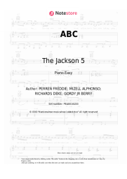 Sheet music, chords The Jackson 5 - ABC