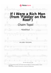 undefined Chaim Topol, Jerry Bock, Sheldon Harnick - If I Were a Rich Man (from 'Fiddler on the Roof')