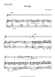 Sheet music, chords Etta James - At Last