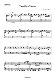 Sheet music, chords The Scrantones - The Office Theme