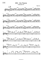 Sheet music, chords Toby Fox - Undertale OST: 090 - His Theme