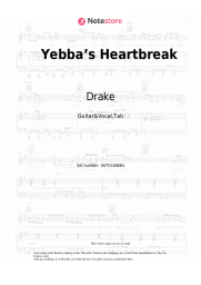 Sheet music, chords Drake, YEBBA - Yebba’s Heartbreak