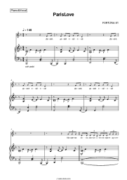 Sheet music, chords FORTUNA 812 - ParisLove