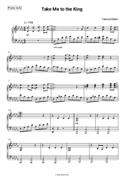 Sheet music, chords Tamela Mann - Take Me to the King