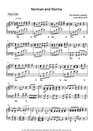 Sheet music, chords The Divine Comedy - Norman and Norma