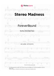 Sheet music, chords ForeverBound - Stereo Madness